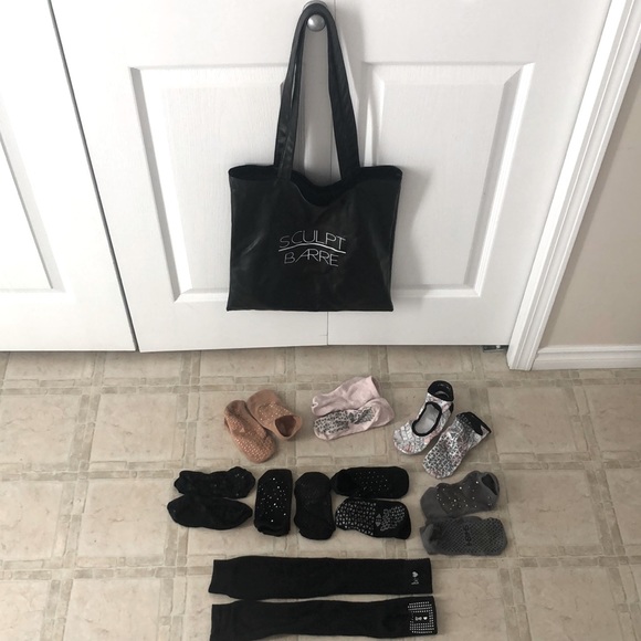 Sculpt Barre Socks Bundle with Bag